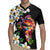 Hawaiian Lei Day Rugby Jersey Plumeria and Turtle with Polynesian Tribal Pattern