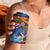 Hawaiian Lei Day 4 in 1 Can Cooler Tumbler Dolphins with Colorful Corals and Romantic Sunset