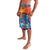 Hawaiian Lei Day Lavalava Dolphins with Colorful Corals and Romantic Sunset