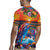 Hawaiian Lei Day Rugby Jersey Dolphins with Colorful Corals and Romantic Sunset