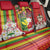 Personalised Hawaii and Philippines Together Back Car Seat Cover The Emblems with Cultural Symbols Green-Yellow-Red Tricolor