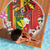 Personalised Hawaii and Philippines Together Beach Blanket The Emblems with Cultural Symbols Green-Yellow-Red Tricolor