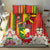 Personalised Hawaii and Philippines Together Bedding Set The Emblems with Cultural Symbols Green-Yellow-Red Tricolor