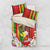 Personalised Hawaii and Philippines Together Bedding Set The Emblems with Cultural Symbols Green-Yellow-Red Tricolor