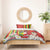 Personalised Hawaii and Philippines Together Bedding Set The Emblems with Cultural Symbols Green-Yellow-Red Tricolor