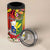 Personalised Hawaii and Philippines Together 4 in 1 Can Cooler Tumbler The Emblems with Cultural Symbols Tricolor