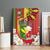 Personalised Hawaii and Philippines Together Canvas Wall Art The Emblems with Cultural Symbols Green-Yellow-Red Tricolor