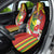 Personalised Hawaii and Philippines Together Car Seat Cover The Emblems with Cultural Symbols Green-Yellow-Red Tricolor