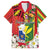 Personalised Hawaii and Philippines Together Family Matching Tank Maxi Dress and Hawaiian Shirt The Emblems with Cultural Symbols Green-Yellow-Red Tricolor