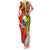 Personalised Hawaii and Philippines Together Family Matching Tank Maxi Dress and Hawaiian Shirt The Emblems with Cultural Symbols Green-Yellow-Red Tricolor