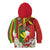 Personalised Hawaii and Philippines Together Kid Hoodie The Emblems with Cultural Symbols Green-Yellow-Red Tricolor