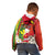 Personalised Hawaii and Philippines Together Kid Hoodie The Emblems with Cultural Symbols Green-Yellow-Red Tricolor