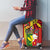 Personalised Hawaii and Philippines Together Luggage Cover The Emblems with Cultural Symbols Green-Yellow-Red Tricolor