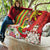 Personalised Hawaii and Philippines Together Quilt The Emblems with Cultural Symbols Green-Yellow-Red Tricolor