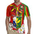 Personalised Hawaii and Philippines Together Rugby Jersey The Emblems with Cultural Symbols Green-Yellow-Red Tricolor