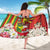 Personalised Hawaii and Philippines Together Sarong The Emblems with Cultural Symbols Green-Yellow-Red Tricolor