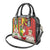 Personalised Hawaii and Philippines Together Shoulder Handbag The Emblems with Cultural Symbols Green-Yellow-Red Tricolor