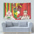 Personalised Hawaii and Philippines Together Tapestry The Emblems with Cultural Symbols Green-Yellow-Red Tricolor