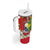 Personalised Hawaii and Philippines Together Tumbler With Handle The Emblems with Cultural Symbols Tricolor