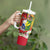 Personalised Hawaii and Philippines Together Tumbler With Handle The Emblems with Cultural Symbols Tricolor