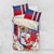 Personalised Hawaii and Philippines Together Bedding Set The Emblems with Cultural Symbols Blue-White-Red Tricolor