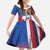 Personalised Hawaii and Philippines Together Family Matching Tank Maxi Dress and Hawaiian Shirt The Emblems with Cultural Symbols Blue-White-Red Tricolor