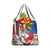 Personalised Hawaii and Philippines Together Grocery Bag The Emblems with Cultural Symbols Blue-White-Red Tricolor