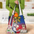 Personalised Hawaii and Philippines Together Grocery Bag The Emblems with Cultural Symbols Blue-White-Red Tricolor