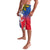 Personalised Hawaii and Philippines Together Lavalava The Emblems with Cultural Symbols Blue-White-Red Tricolor