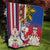 Personalised Hawaii and Philippines Together Quilt The Emblems with Cultural Symbols Blue-White-Red Tricolor