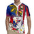 Personalised Hawaii and Philippines Together Rugby Jersey The Emblems with Cultural Symbols Blue-White-Red Tricolor