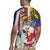 Personalised Hawaii and Philippines Together Rugby Jersey The Emblems with Cultural Symbols Blue-White-Red Tricolor