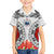 Samoa Siapo Ula Fala Family Matching Short Sleeve Bodycon Dress and Hawaiian Shirt With Ginger Plant White Color LT03 Son's Shirt White - Polynesian Pride