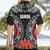 Samoa Siapo Ula Fala Hawaiian Shirt With Ginger Plant Black Color LT03 - Polynesian Pride