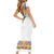 Haiti Flag Traditional Dashiki Family Matching Short Sleeve Bodycon Dress and Hawaiian Shirt White Color - Polynesian Pride