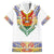 Haiti Flag Traditional Dashiki Family Matching Tank Maxi Dress and Hawaiian Shirt White Color - Polynesian Pride