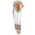 Haiti Flag Traditional Dashiki Family Matching Tank Maxi Dress and Hawaiian Shirt White Color - Polynesian Pride
