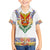 Haiti Flag Traditional Dashiki Family Matching Tank Maxi Dress and Hawaiian Shirt White Color - Polynesian Pride