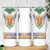 Haiti Flag Traditional Dashiki Skinny Tumbler White Color - Polynesian Pride