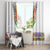 Haiti Flag Traditional Dashiki Window Curtain White Color - Polynesian Pride