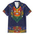 Haiti Flag Traditional Dashiki Family Matching Short Sleeve Bodycon Dress and Hawaiian Shirt Black Color - Polynesian Pride