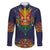 Haiti Flag Traditional Dashiki Family Matching Short Sleeve Bodycon Dress and Hawaiian Shirt Black Color - Polynesian Pride