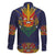 Haiti Flag Traditional Dashiki Family Matching Tank Maxi Dress and Hawaiian Shirt Black Color - Polynesian Pride