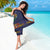 Haiti Flag Traditional Dashiki Sarong Black Color - Polynesian Pride