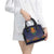 Haiti Flag Traditional Dashiki Shoulder Handbag Black Color - Polynesian Pride