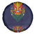 Haiti Flag Traditional Dashiki Spare Tire Cover Black Color - Polynesian Pride