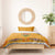 Haiti Flag Traditional Dashiki Bedding Set Yellow Color - Polynesian Pride