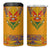 Haiti Flag Traditional Dashiki 4 in 1 Can Cooler Tumbler Yellow Color - Polynesian Pride