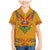 Haiti Flag Traditional Dashiki Family Matching Mermaid Dress and Hawaiian Shirt Yellow Color - Polynesian Pride