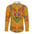 Haiti Flag Traditional Dashiki Family Matching Short Sleeve Bodycon Dress and Hawaiian Shirt Yellow Color - Polynesian Pride